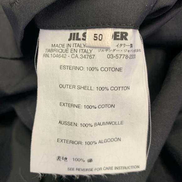 JIL SANDER Black Parka Jacket - Picture 11 of 12